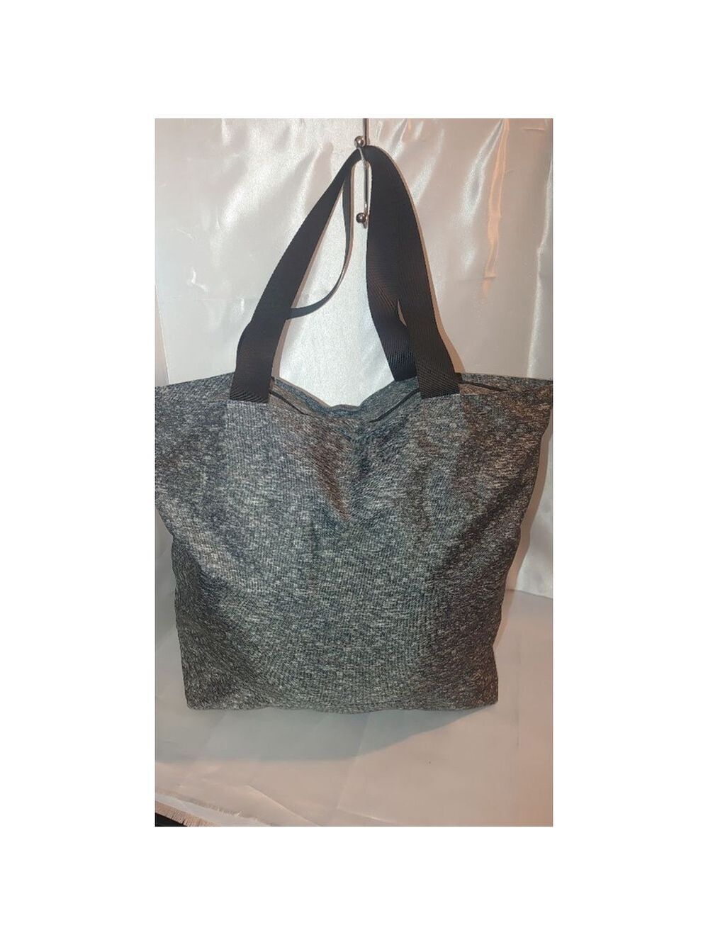 PINK Classic Nylon Stormy Heather Grey Tote - Picture 7 of 9